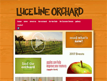 Tablet Screenshot of lucelineorchard.com